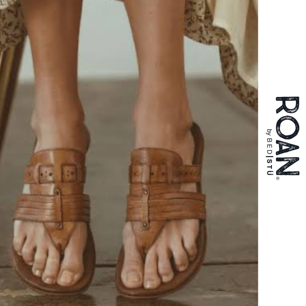 ✨Mixia Leather Sandal ✨ Roan by Bed:Stu
